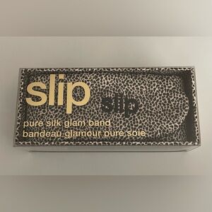 Slip Leopard Print Pure Silk Glam Band